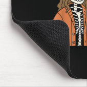 67 Math Teacher Skeleton Halloween Root 4489 Messy Muismat (Hoek)