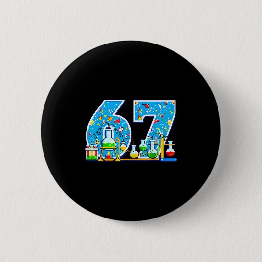 67 Medisch Laboratoriumwetenschapper Voor Technolo Ronde Button 5,7 Cm (Voorkant)