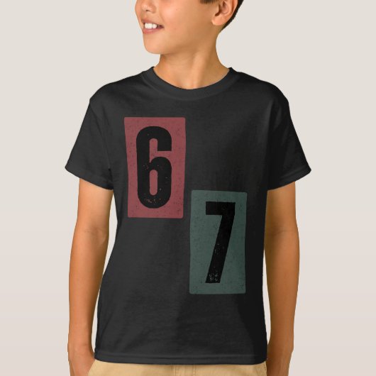 67 Meme 1 T-shirt (Voorkant)