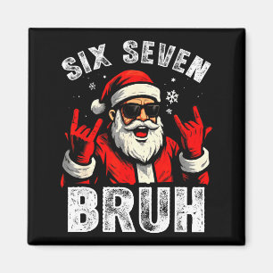67 Meme 6 7 Grappige Kerstman Santa Rock On Zes Ze Magneet