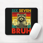 67 Meme 6 7 Numbers Raccoon Six Seven Bruh Funny B Muismat (Met muis)
