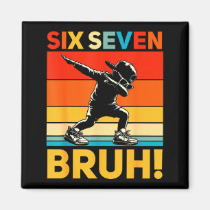 67 Meme 6 7 Nummers Dabbing Zes Zeven Bruh Grappig Magneet