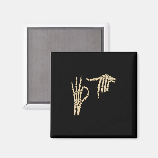 67 Meme 6 7 Skeleton Halloween Six Seven Gen Alpha Magneet (Voorkant / Achterkant)