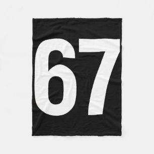67 Meme Alpha Gen-z Aura Energie Stijl Fleece Deken