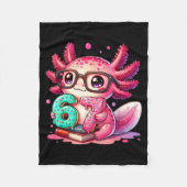 67 Meme Axolotl Funny Six Seven Axolotl Lover For  Fleece Deken (Voorkant)