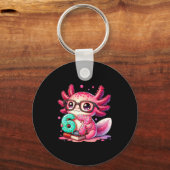 67 Meme Axolotl Funny Six Seven Axolotl Lover For Sleutelhanger (Voorkant)