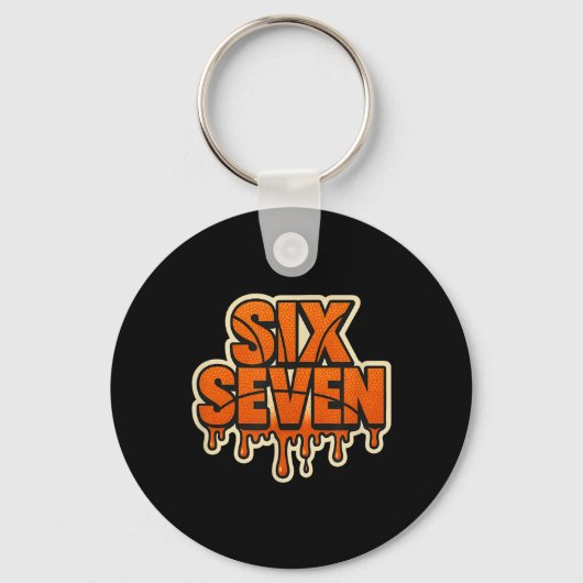 67 Meme Basketbalspeler Basketbal Ijs Drip Fu Sleutelhanger (Voorkant)