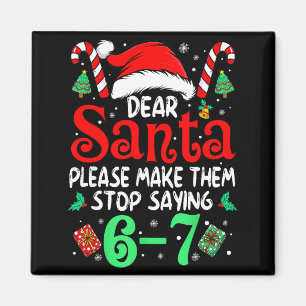 67 Meme Beste Kerstman 6 7 Grappige Kerstmis Zes Z Magneet
