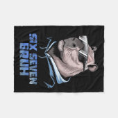 67 Meme Capybara Funny Six Seven Bruh Capybara For Fleece Deken (Voorkant (Horizontaal))