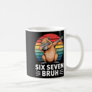 67 Meme Capybara Grappige Zes Zeven Bruh Humor Voo Koffiemok