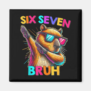67 Meme Capybara Zes Zeven Bruh Capybara Kinderen  Magneet