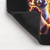 67 Meme Cat Raccoon New Year Selfie Funny Birthday Muismat (Hoek)