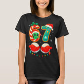 67 Meme Christmas Funny Alien Santa Six Seven Xmas T-shirt (Voorkant)