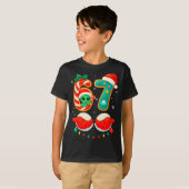 67 Meme Christmas Funny Alien Santa Six Seven Xmas T-shirt (Voorkant volledig)