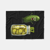 67 Meme Ckle Surprise A Jar Of Sliced Ckles Cuber  Fleece Deken (Voorkant (Horizontaal))