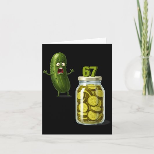 67 Meme Ckle Surprise A Jar Of Sliced Ckles Cuber  Kaart (Voorkant)