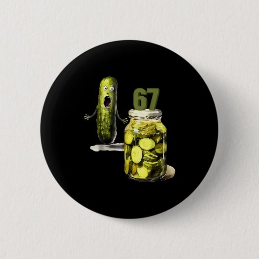 67 Meme Ckle Verrassing Een Pot Gesneden Ckles Cub Ronde Button 5,7 Cm (Voorkant)