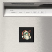 67 Meme Cool Kerstman Retro Kerstman 6 7 Grappig Z Magneet (Insitu (Vaatwasser))