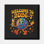 67 Meme Countdown Happy New Year Funny Drip Number Magneet (Voorkant)