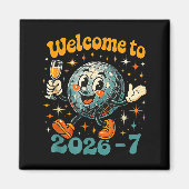 67 Meme Countdown Happy New Year Funny Drip Number Magneet (Voorkant)