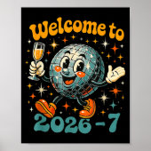67 Meme Countdown Happy New Year Funny Drip Number Poster (Voorkant)