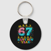 67 Meme Countdown Happy New Year Funny Drip Number Sleutelhanger (Voorkant)
