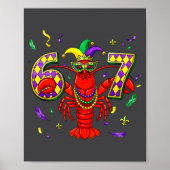 67 Meme Crawfish Mardi Gras Six Seven Gen Alpha Sl Poster (Voorkant)