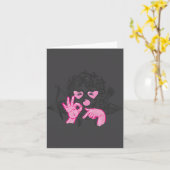 67 Meme Cud Hands Bubble Gum Six Seven Meme Valent Kaart (Gele Bloem)