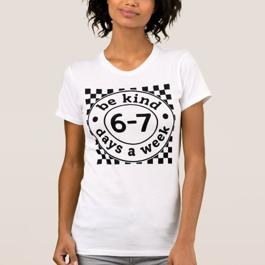 67 Meme, dabben, 6 7 Nummers, Zes Zeven Bruh, 6e T-shirt (Voorkant)