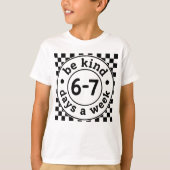 67 Meme, dabbing, 6 7 Numbers, Six Seven Bruh, 6th T-shirt (Voorkant)
