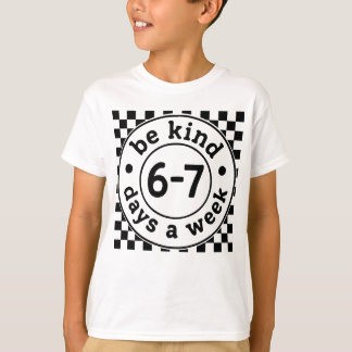 67 Meme, dabbing, 6 7 Nummers, Zes Zeven Bruh, 6e T-shirt