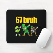 67 meme dabbing kabouter klaverblad gouden pot st muismat (Met muis)