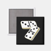 67 Meme Dominoes Funny Six Seven Domino 6 7 Gen Al Magneet (Voorkant / Achterkant)