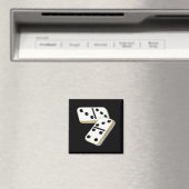 67 Meme Dominoes Funny Six Seven Domino 6 7 Gen Al Magneet (Insitu (Vaatwasser))