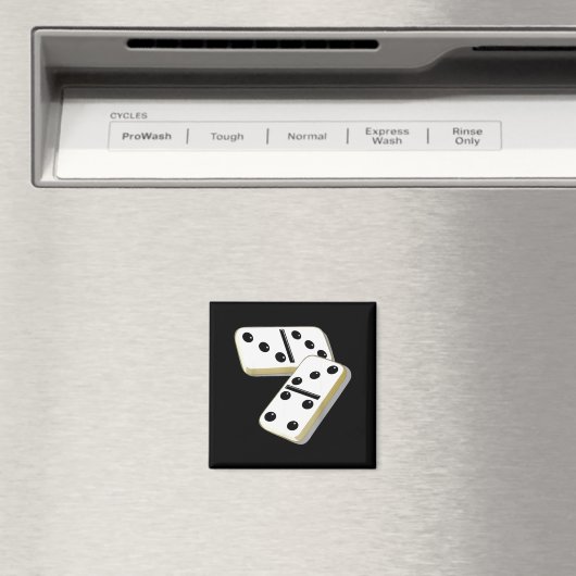 67 Meme Dominoes Funny Six Seven Domino 6 7 Gen Al Magneet (Insitu (Vaatwasser))