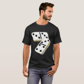 67 Meme Dominoes Funny Six Seven Domino 6 7 Gen Al T-shirt (Voorkant volledig)