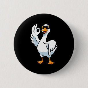 67 Meme Dwaze Gans 6 7 Grappige Zes Zeven 6-7 Gen  Ronde Button 5,7 Cm