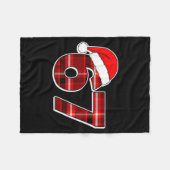67 Meme Funny Christmas Red Plaid Xmas Pajamas Sla Fleece Deken (Voorkant (Horizontaal))