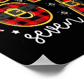 67 Meme Funny Christmas Red Plaid Xmas Pajamas Sla Poster (Hoek)