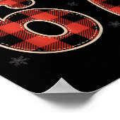 67 Meme Funny Christmas Red Plaid Xmas Pajamas Sla Poster (Hoek)