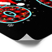 67 Meme Funny Christmas Red Plaid Xmas Pajamas Sla Poster (Hoek)