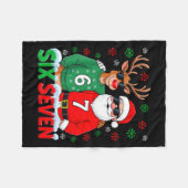 67 Meme Funny Christmas Santa Six Seven  Fleece Deken (Voorkant (Horizontaal))