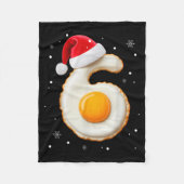 67 Meme Funny Number 6 Egg Bacon Matching Christma Fleece Deken (Voorkant)