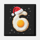 67 Meme Funny Number 6 Egg Bacon Matching Christma Magneet (Voorkant)