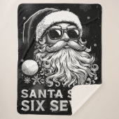67 Meme Funny Santa Says Six Seven Christmas Sherpa Deken (Voorkant)