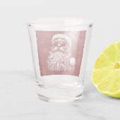 67 Meme Funny Santa Says Six Seven Christmas Shot Glas (Achterkant)