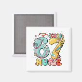 67 Meme Funny School Nurse Six Seven Meme  Magneet (Voorkant / Achterkant)