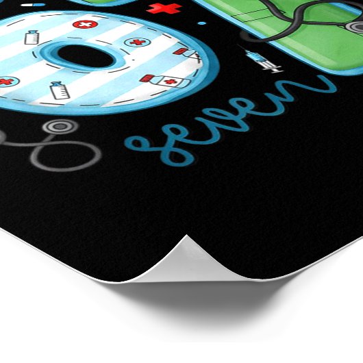 67 Meme Funny School Nurse Six Seven Meme Nursing  Poster (Hoek)