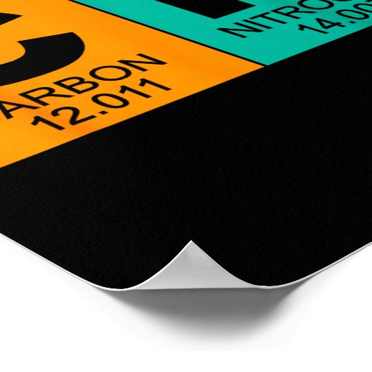 67 Meme Funny Science Teacher Periodic Table Retro Poster (Hoek)