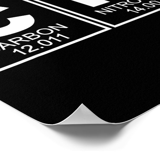 67 Meme Funny Science Teacher Periodic Table Retro Poster (Hoek)